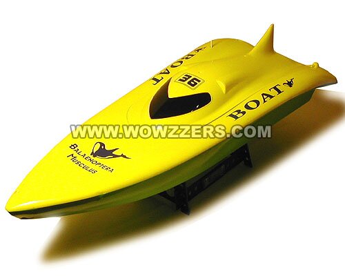 22" Blazingly Fast Balaenoptera Racing R/C Boat (Yellow/Green)